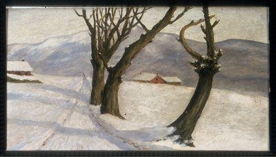 Winter Landscape by Carlo Ferrario